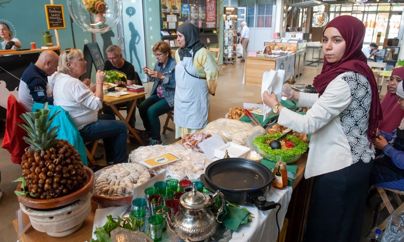 BoschveldWereldKeuken tijdens het City Food en Film Festival in de Verkadefabriek in mei 2018